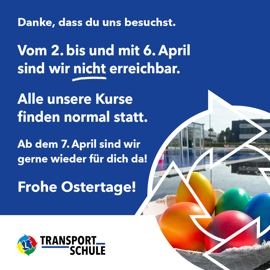 Abwesenheitsmeldung Ostertage