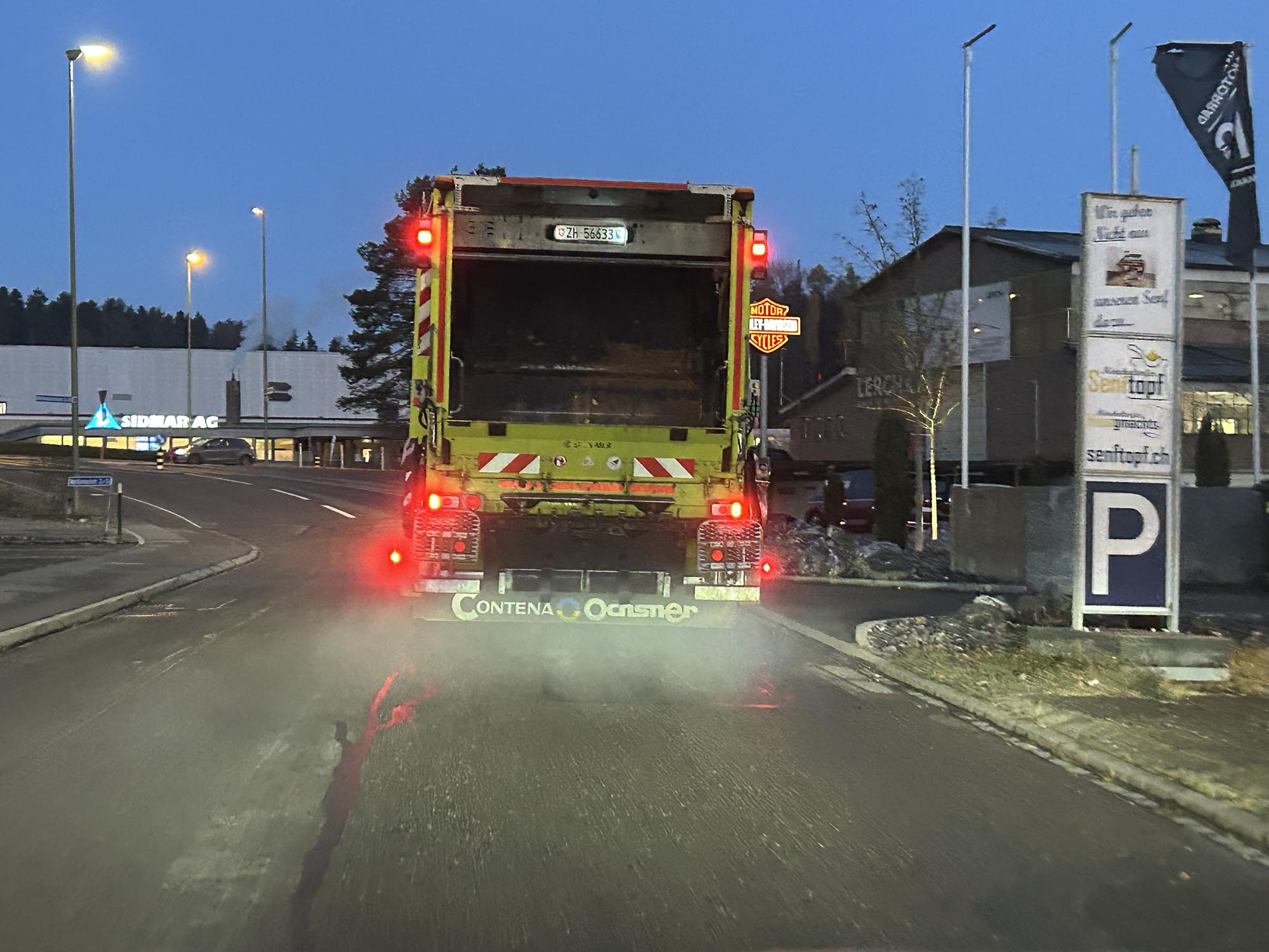 Schon sind wir unterwegs.