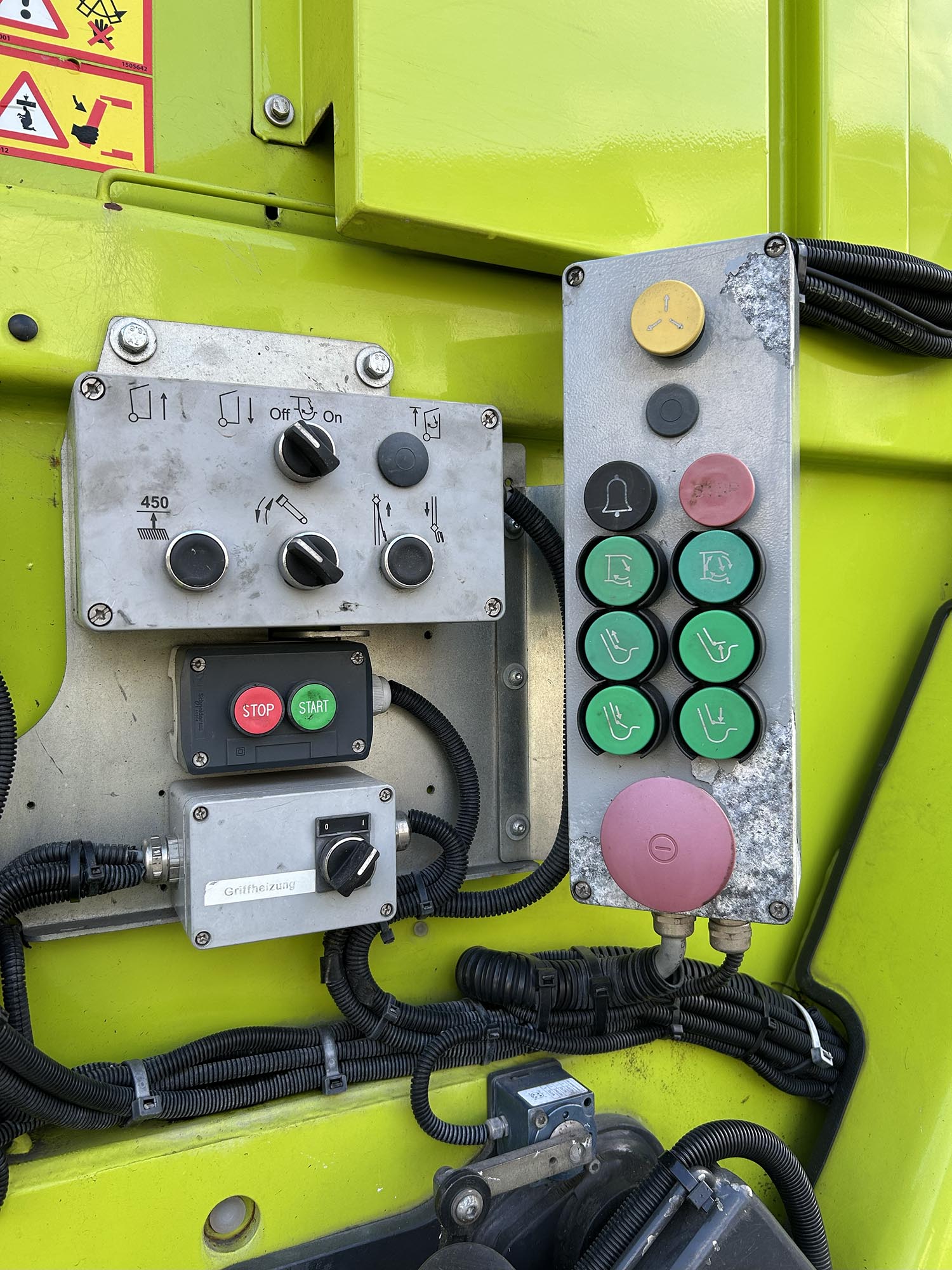 Ein übersichtliches Schalterkonzept.