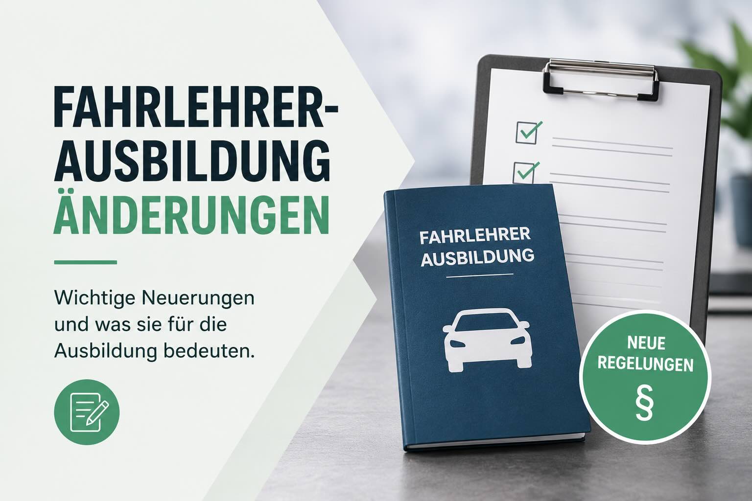 Neue Prüfungsordnung Fahrlehrerausbildung